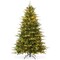 Casafield Pre-Lit Aspen Fir Christmas Tree with White & Multicolored LED Lights, Realistic Artificial Noble Fir with Sturdy Stand